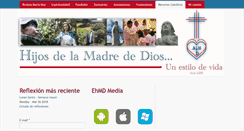 Desktop Screenshot of hijosdelamadrededios.com